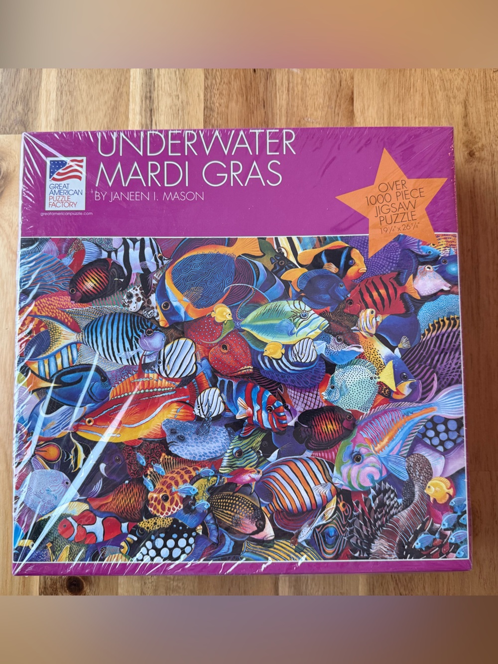 Great American Puzzle Factory Underwater Mardi Gras 1000 Piece ARTIST SIGNED NEW